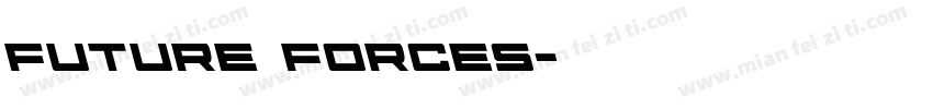 Future Forces字体转换